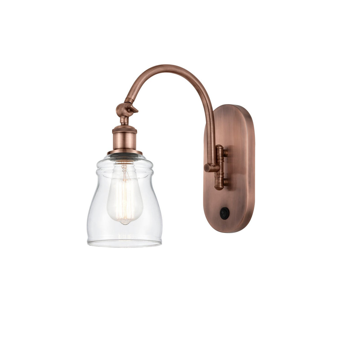 Innovations Ballston 518-1W-AC-G392 Wall Sconce Light - Antique Copper