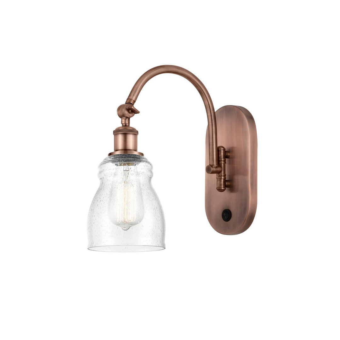 Innovations Ballston 518-1W-AC-G394 Wall Sconce Light - Antique Copper
