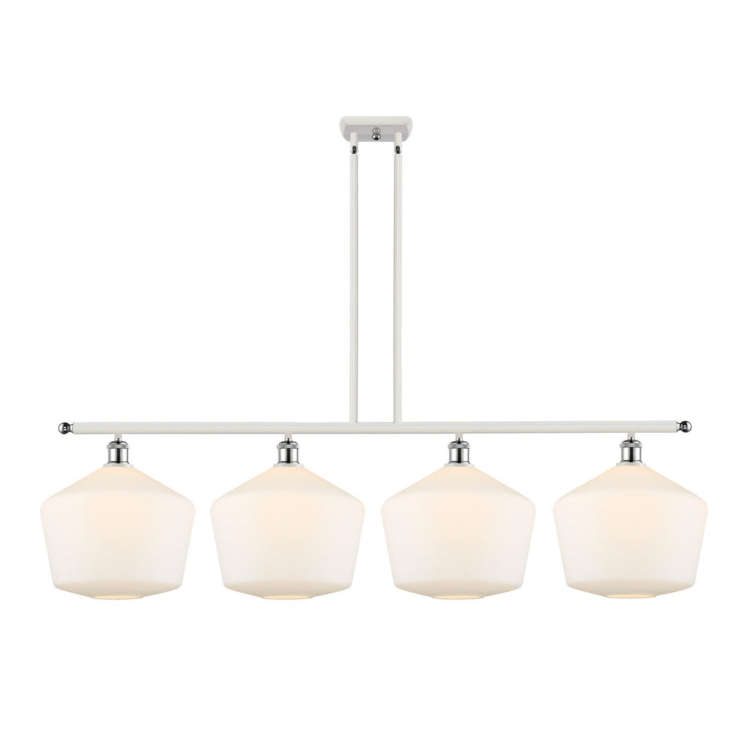 Innovations Ballston 516-4I-WPC-G651-12 Pendant Light - White and Polished Chrome