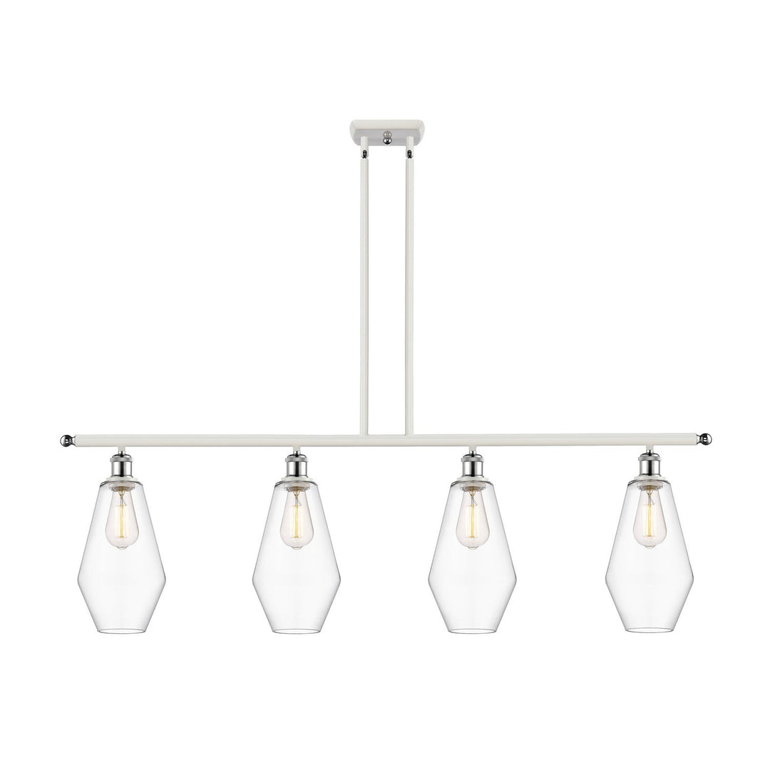 Innovations Ballston 516-4I-WPC-G652-7-LED Pendant Light - White and Polished Chrome