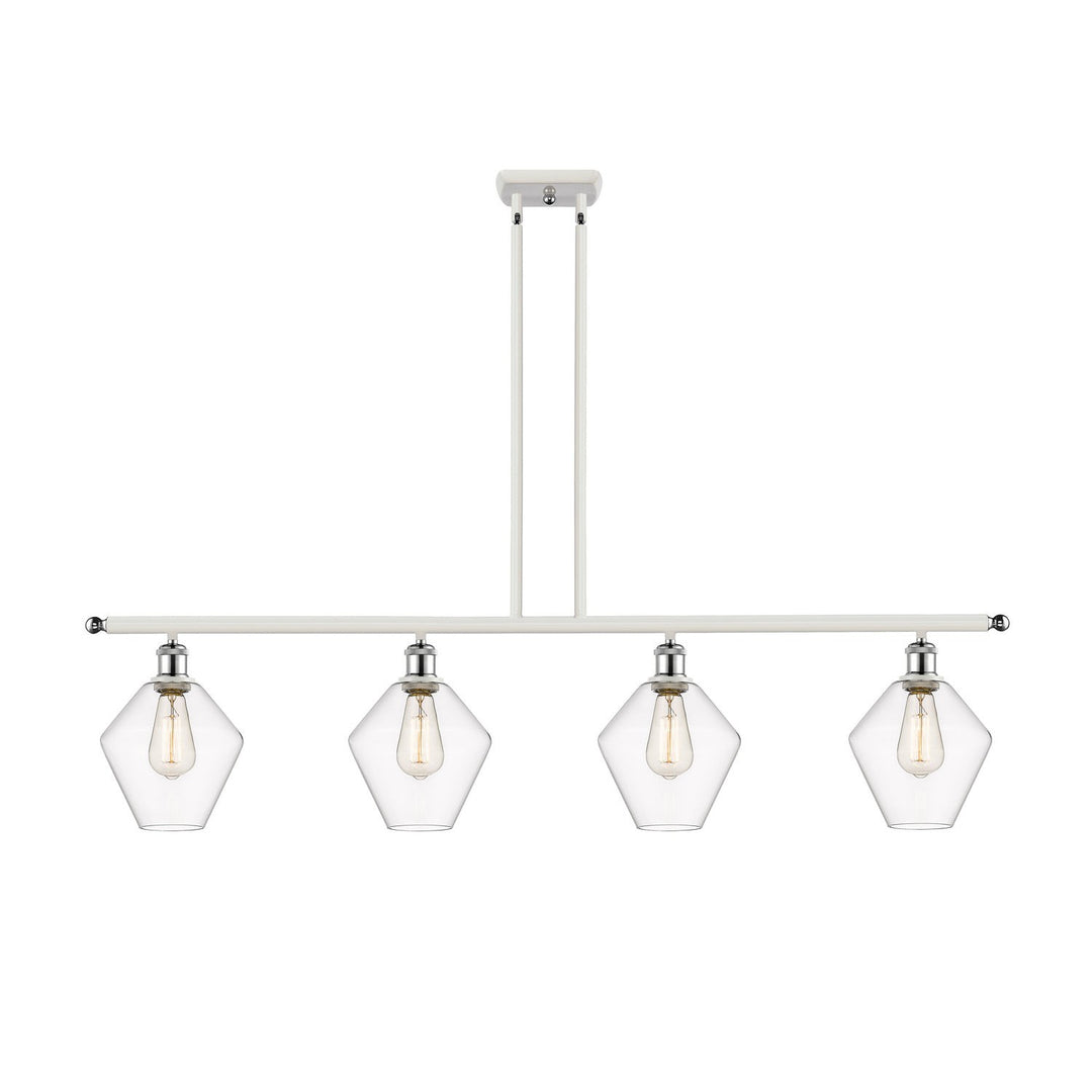 Innovations Ballston 516-4I-WPC-G652-8-LED Pendant Light - White and Polished Chrome