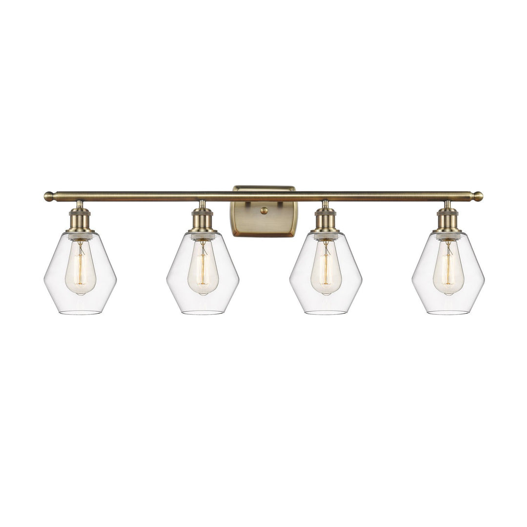 Innovations Ballston 516-4W-AB-G652-6-LED Bath Vanity Light 36 in. wide - Antique Brass