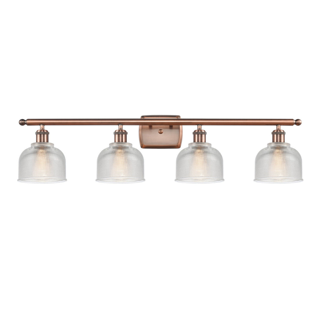 Innovations Ballston 516-4W-AC-G412 Bath Vanity Light 36 in. wide - Antique Copper