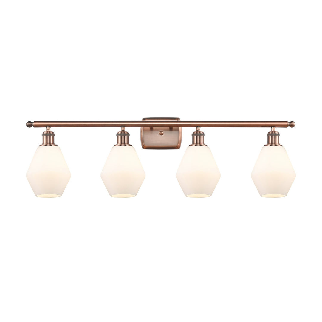 Innovations Ballston 516-4W-AC-G651-6 Bath Vanity Light 36 in. wide - Antique Copper