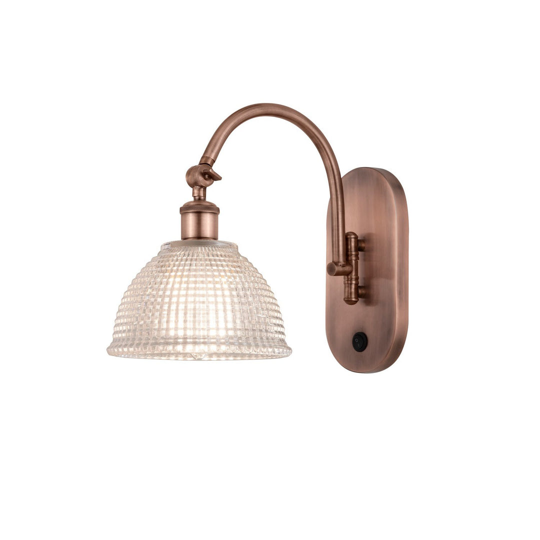 Innovations Ballston 518-1W-AC-G422 Wall Sconce Light - Antique Copper