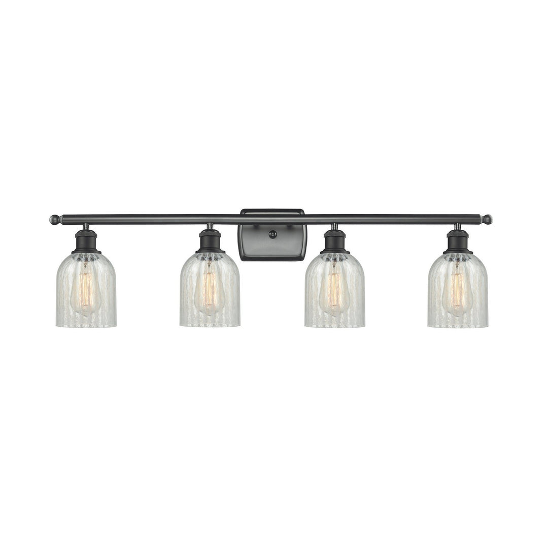 Innovations Ballston 516-4W-BK-G2511 Bath Vanity Light 36 in. wide - Matte Black