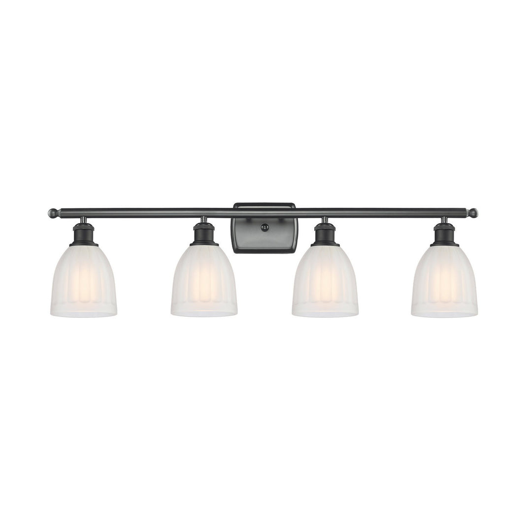 Innovations Ballston 516-4W-BK-G441-LED Bath Vanity Light 36 in. wide - Matte Black