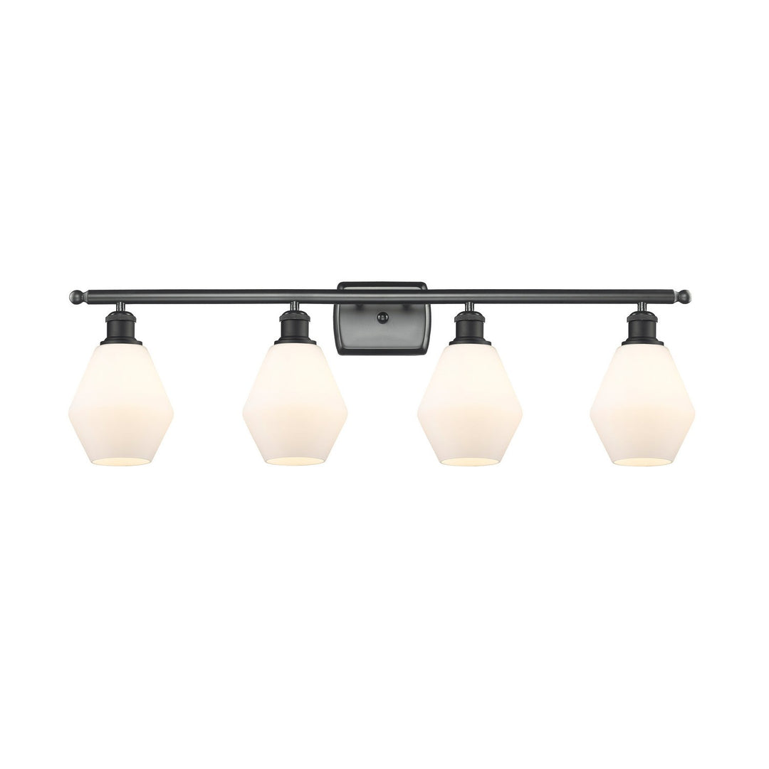 Innovations Ballston 516-4W-BK-G651-6-LED Bath Vanity Light 36 in. wide - Matte Black