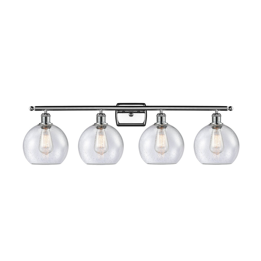 Innovations Ballston 516-4W-PC-G124-8 Bath Vanity Light 36 in. wide - Polished Chrome