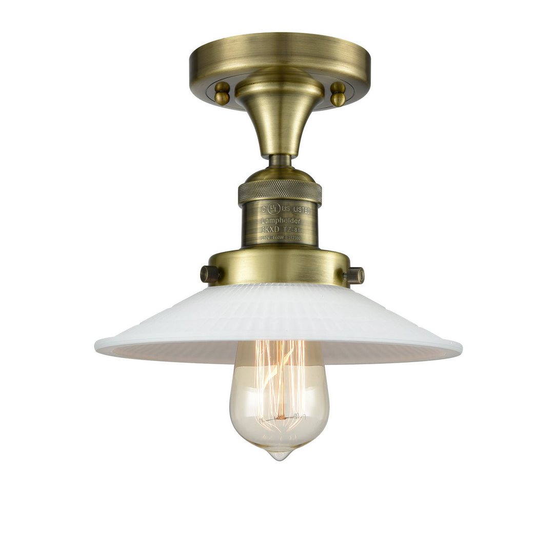 Innovations Franklin Restoration 517-1CH-AB-G1-LED Ceiling Light - Antique Brass