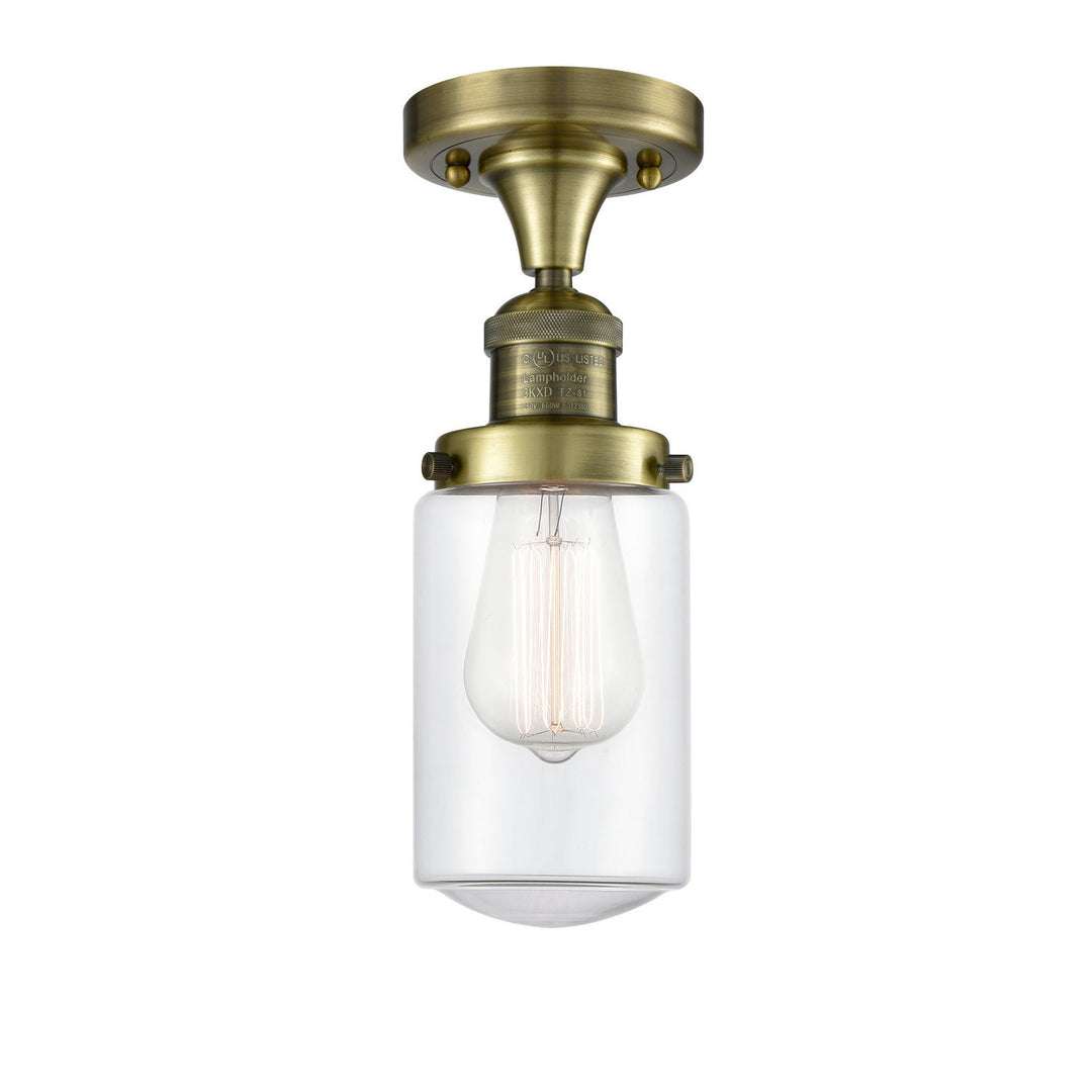 Innovations Franklin Restoration 517-1CH-AB-G312 Ceiling Light - Antique Brass