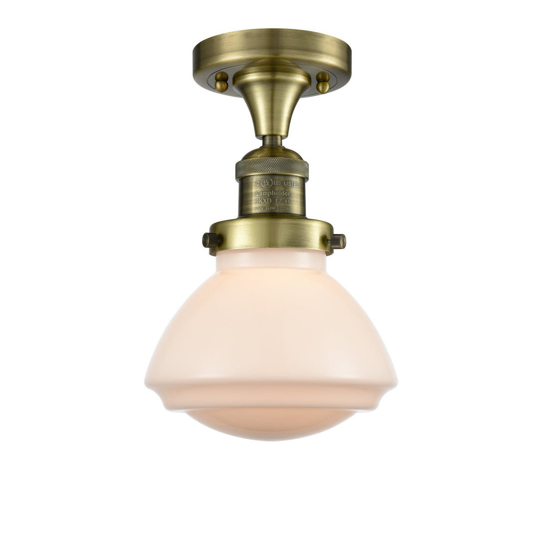 Innovations Franklin Restoration 517-1CH-AB-G321-LED Ceiling Light - Antique Brass