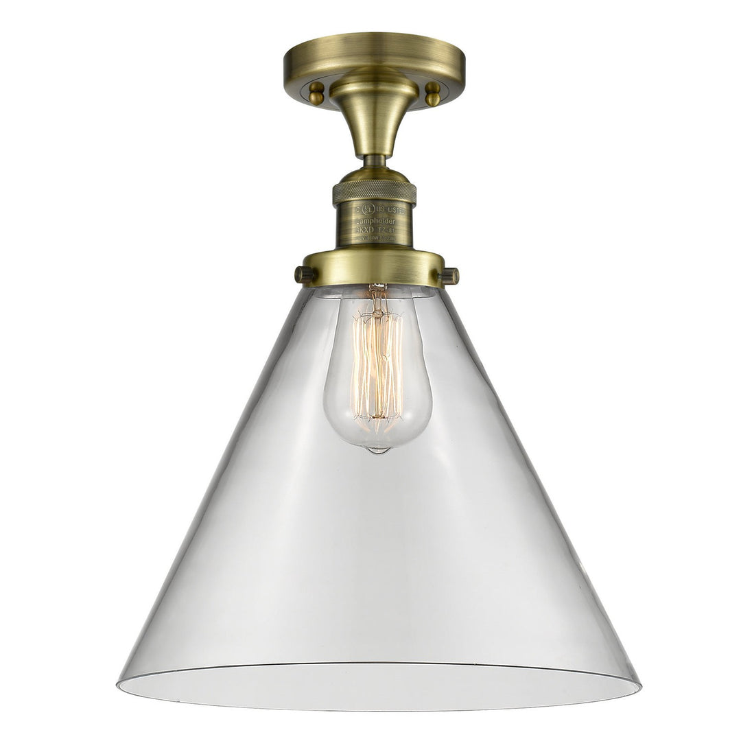 Innovations Franklin Restoration 517-1CH-AB-G42-L Ceiling Light - Antique Brass