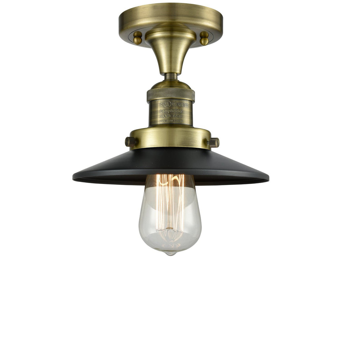 Innovations Franklin Restoration 517-1CH-AB-M6-LED Ceiling Light - Antique Brass