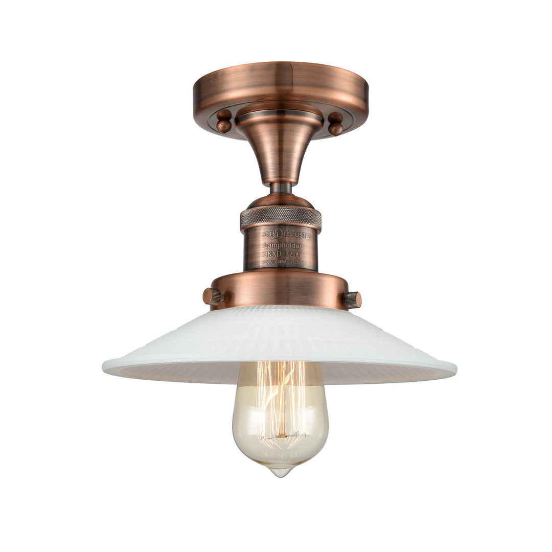 Innovations Franklin Restoration 517-1CH-AC-G1-LED Ceiling Light - Antique Copper