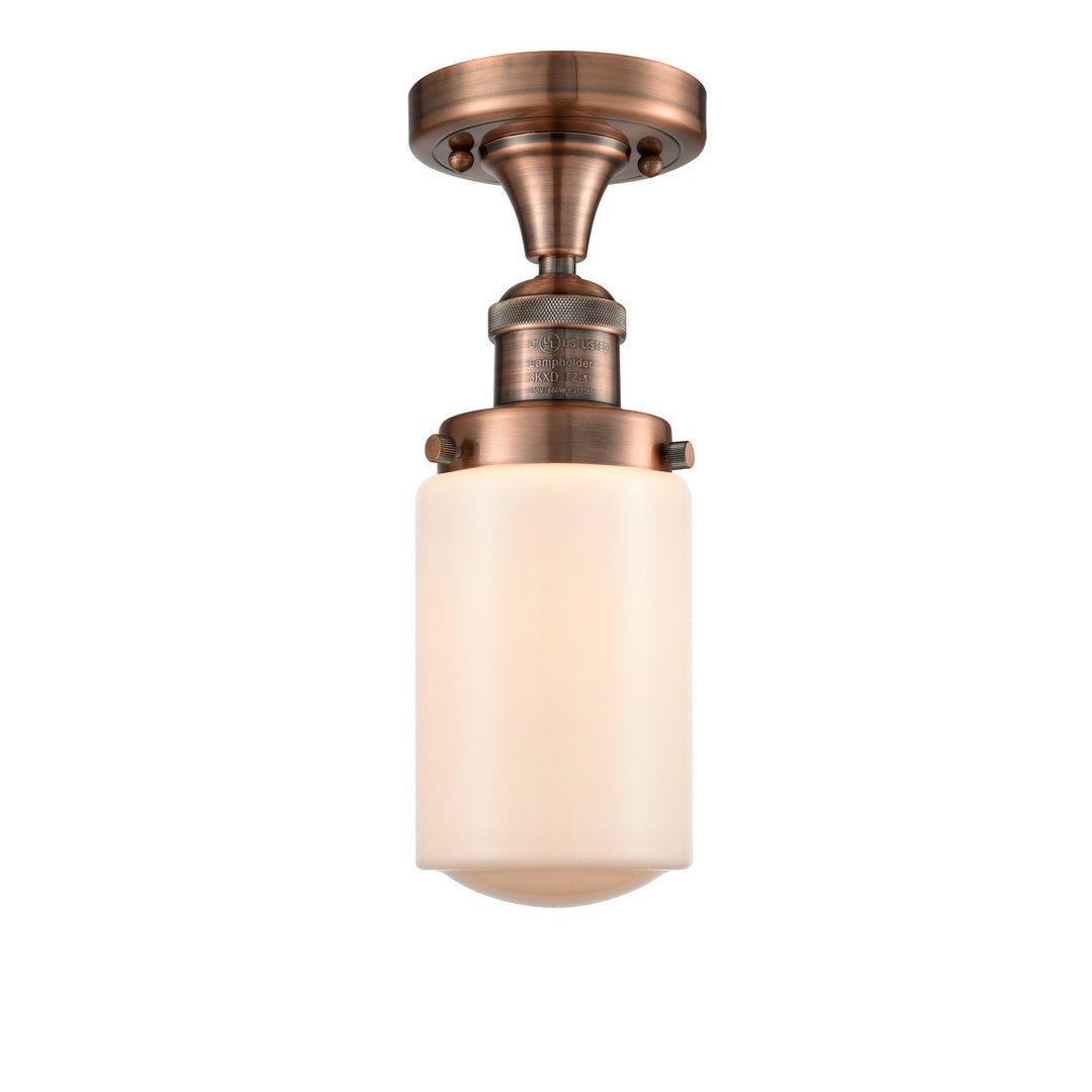 Innovations Franklin Restoration 517-1CH-AC-G311 Ceiling Light - Antique Copper