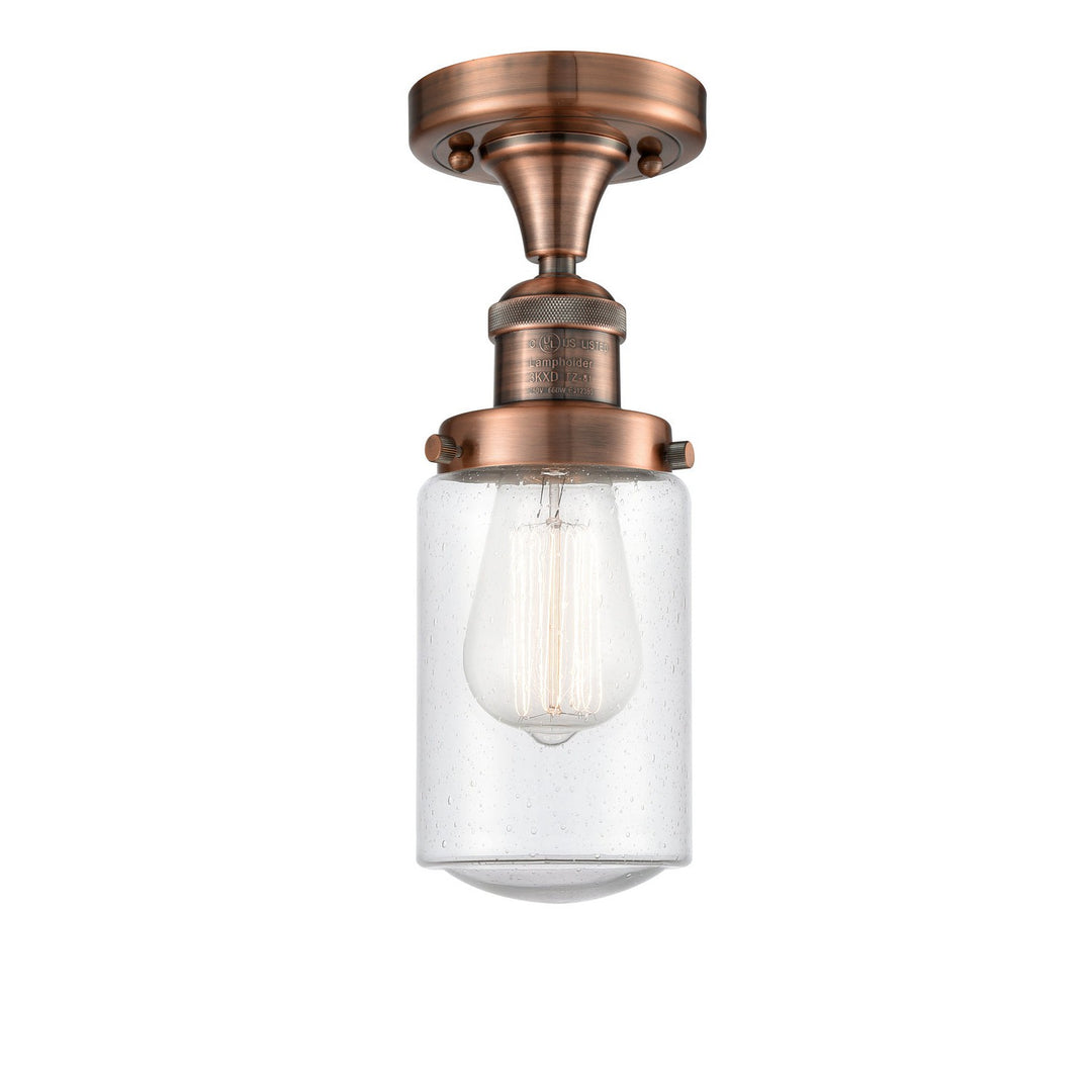 Innovations Franklin Restoration 517-1CH-AC-G314 Ceiling Light - Antique Copper