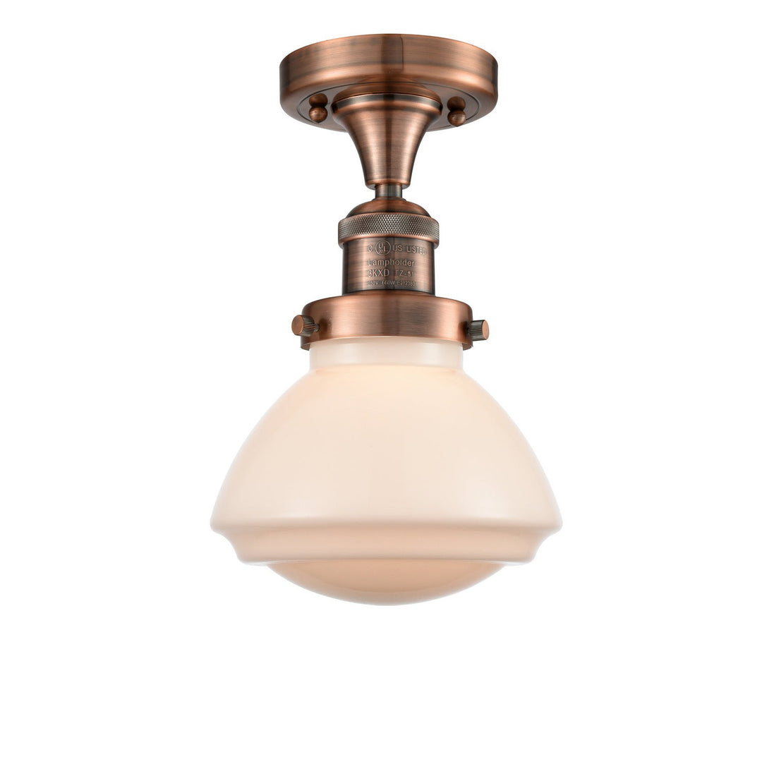 Innovations Franklin Restoration 517-1CH-AC-G321 Ceiling Light - Antique Copper