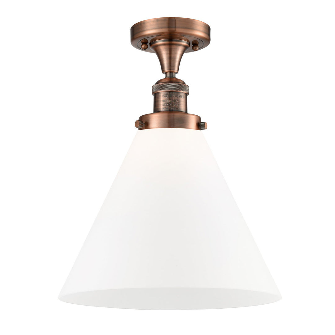 Innovations Franklin Restoration 517-1CH-AC-G41-L Ceiling Light - Antique Copper