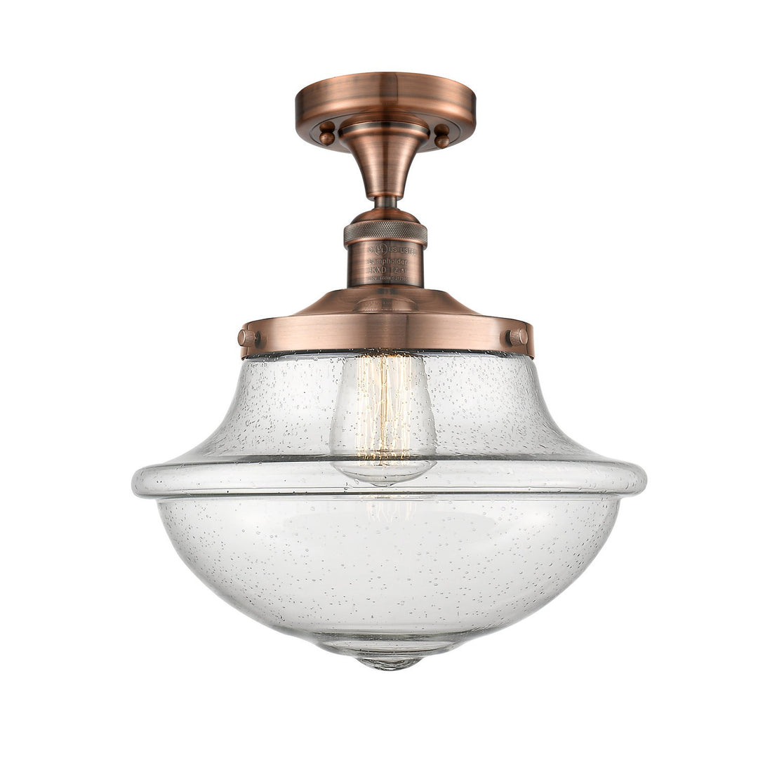 Innovations Franklin Restoration 517-1CH-AC-G544 Ceiling Light - Antique Copper