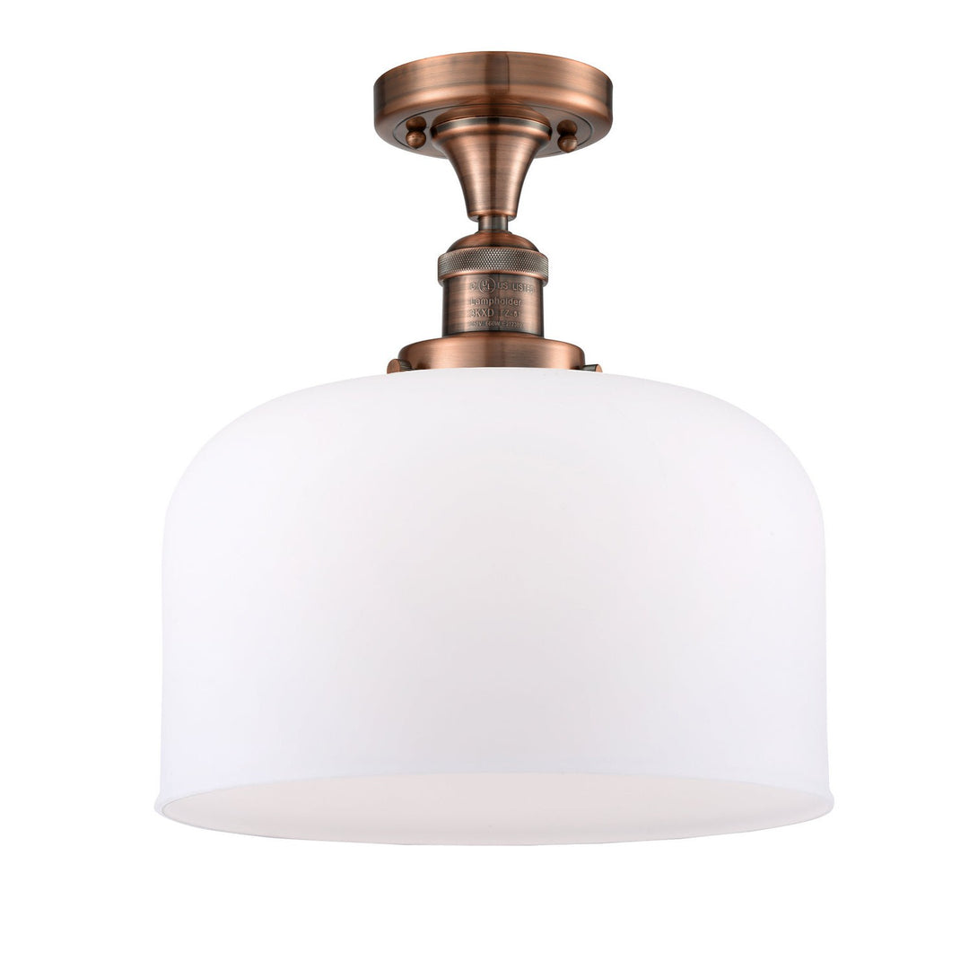 Innovations Franklin Restoration 517-1CH-AC-G71-L Ceiling Light - Antique Copper