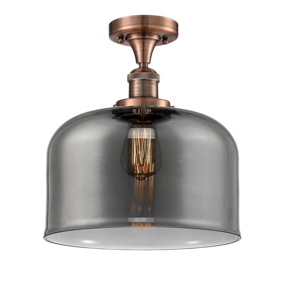Innovations Franklin Restoration 517-1CH-AC-G73-L Ceiling Light - Antique Copper