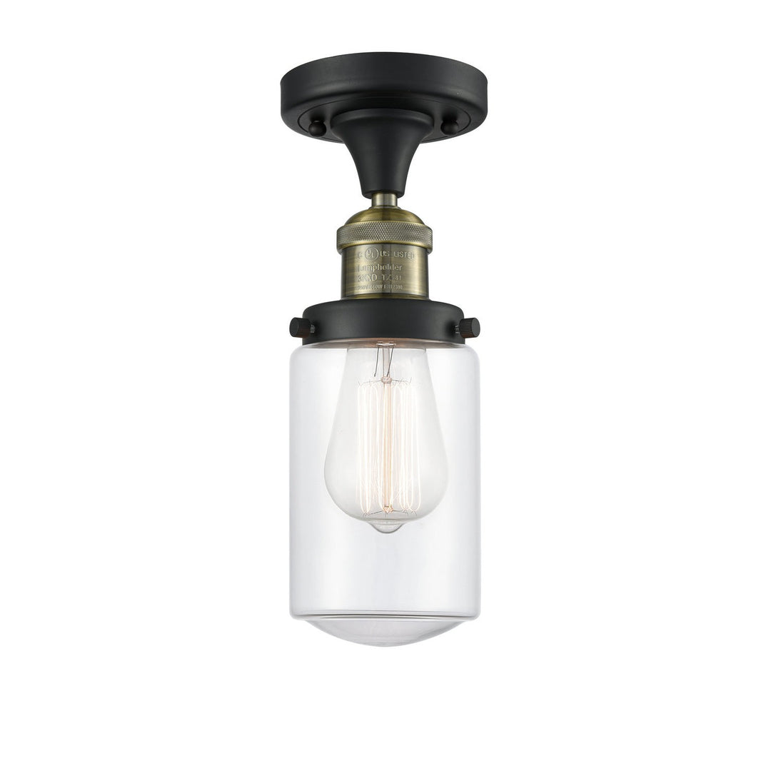 Innovations Franklin Restoration 517-1CH-BAB-G312-LED Ceiling Light - Black Antique Brass