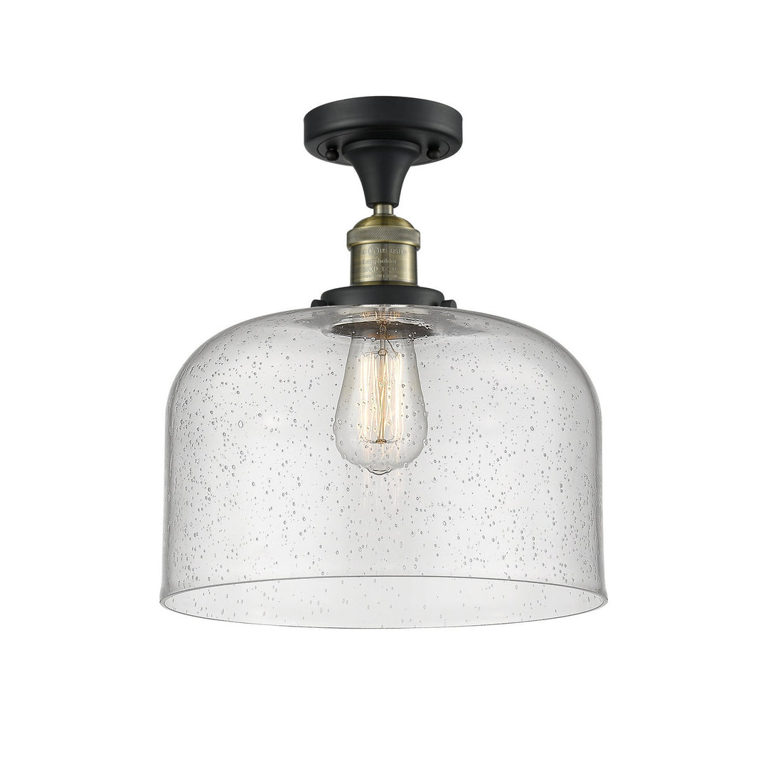 Innovations Franklin Restoration 517-1CH-BAB-G74-L-LED Ceiling Light - Black Antique Brass