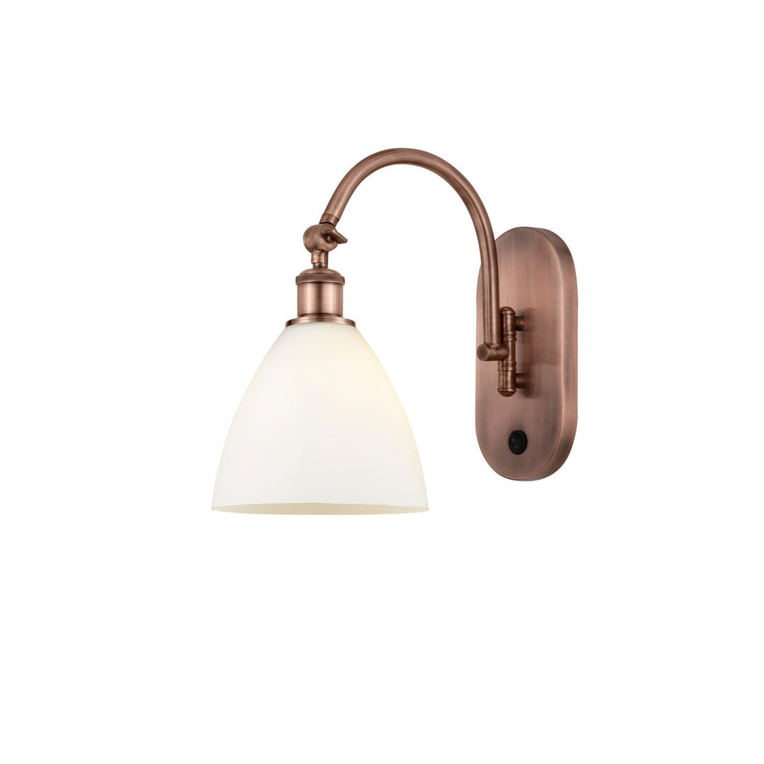 Innovations Ballston 518-1W-AC-GBD-751-LED Wall Sconce Light - Antique Copper