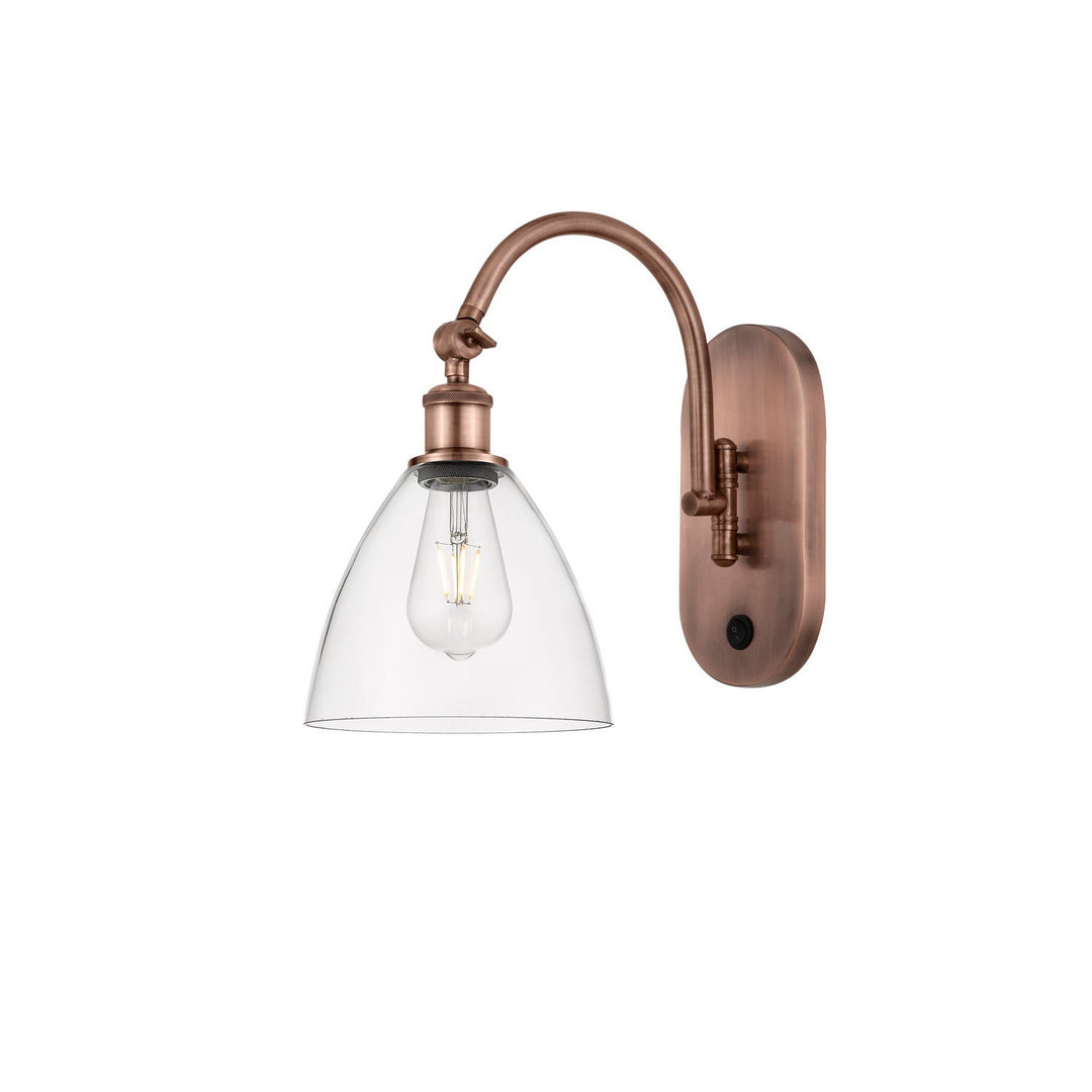 Innovations Ballston 518-1W-AC-GBD-752 Wall Sconce Light - Antique Copper