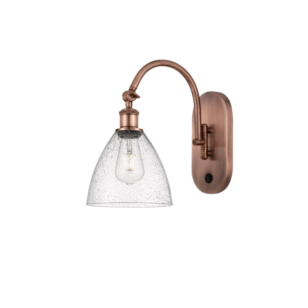 Innovations Ballston 518-1W-AC-GBD-754 Wall Sconce Light - Antique Copper