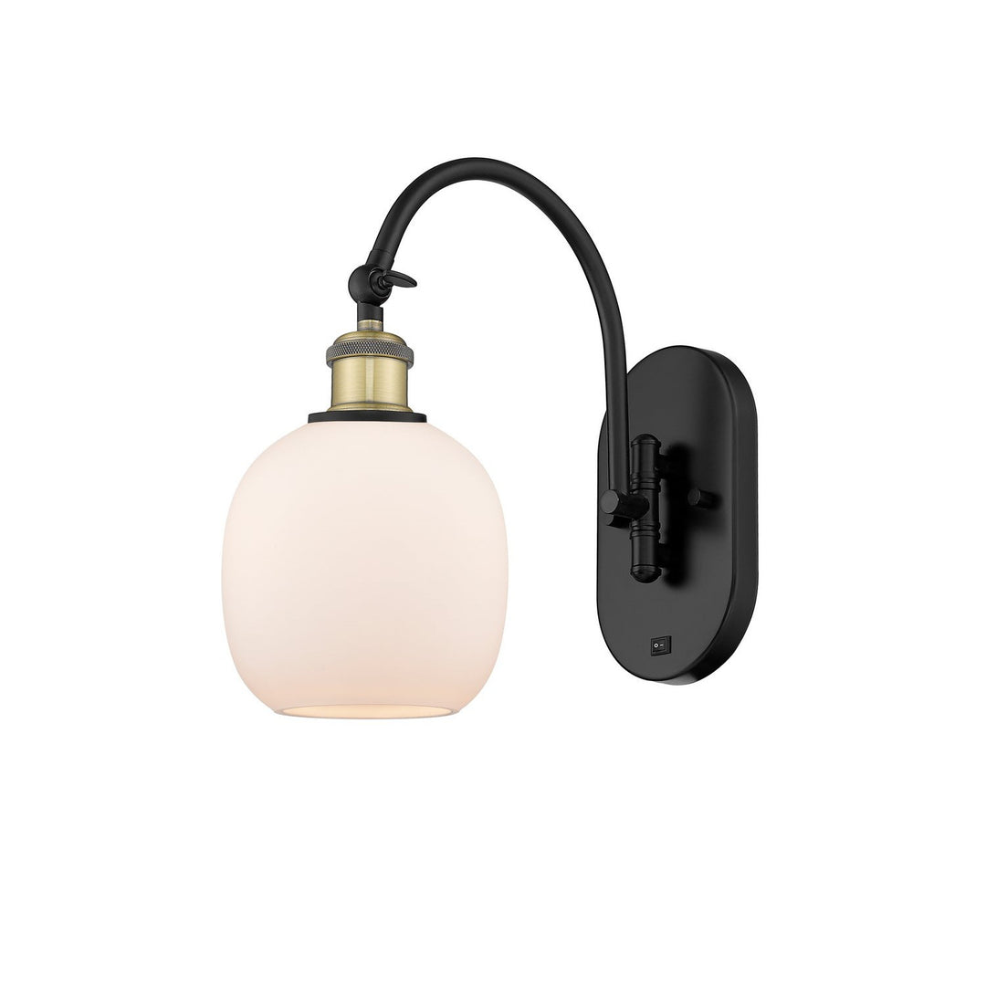 Innovations Ballston 518-1W-BAB-G101 Wall Sconce Light - Black Antique Brass