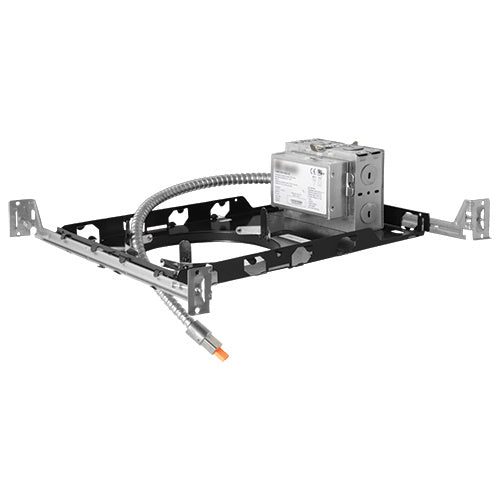 Elco Lighting E6LFU30D2  New Construction Plaster Frame With Driver Recessed Light Black