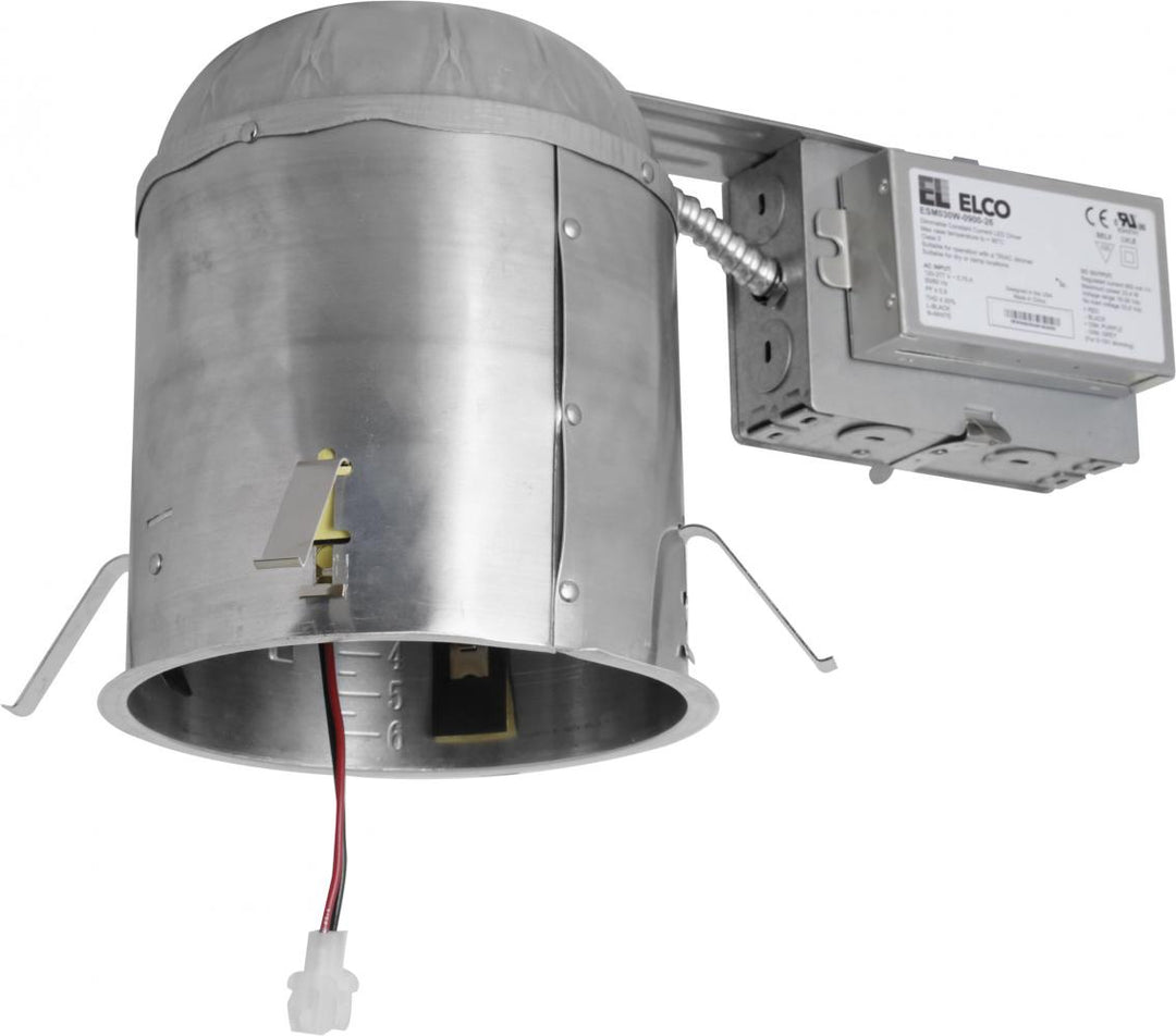 Elco Lighting E6LRC12ICASD  Remodel Ic Airtight Housing W/Driver Recessed Light Pewter, Nickel, Silver