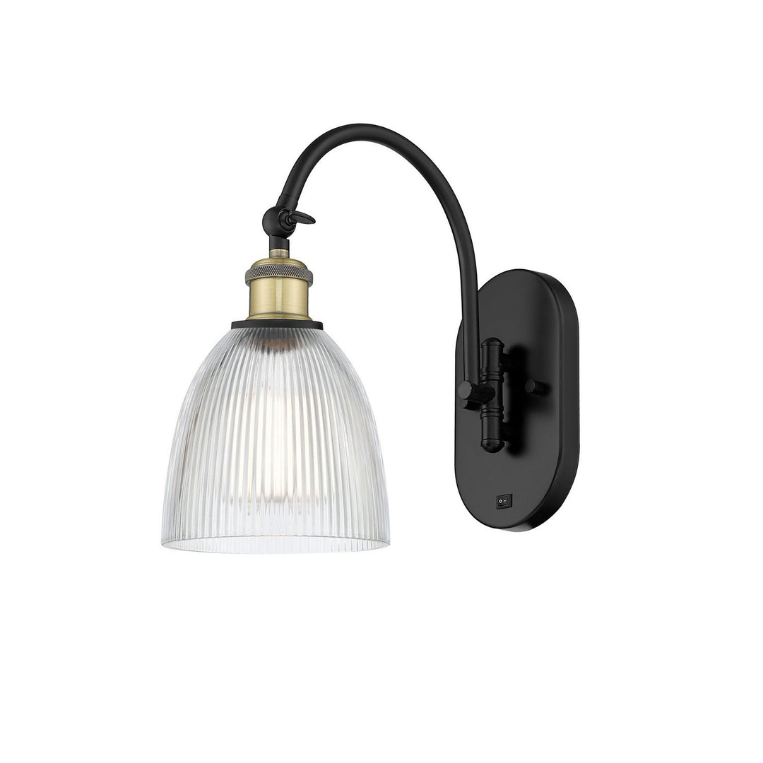 Innovations Ballston 518-1W-BAB-G382 Wall Sconce Light - Black Antique Brass