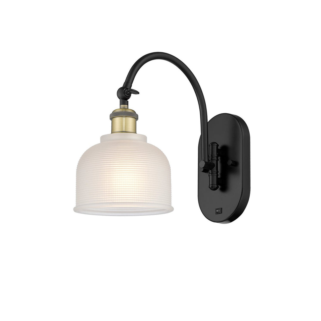 Innovations Ballston 518-1W-BAB-G411-LED Wall Sconce Light - Black Antique Brass