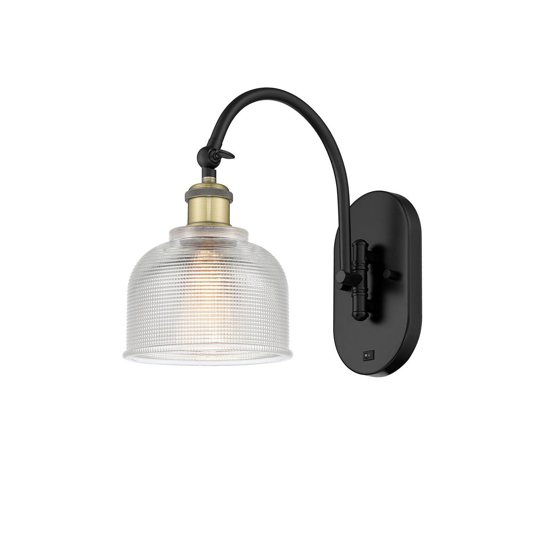 Innovations Ballston 518-1W-BAB-G412 Wall Sconce Light - Black Antique Brass
