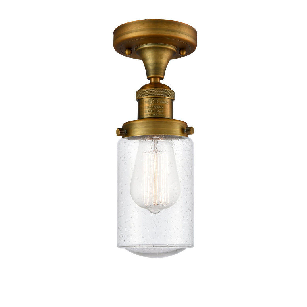 Innovations Franklin Restoration 517-1CH-BB-G314 Ceiling Light - Brushed Brass