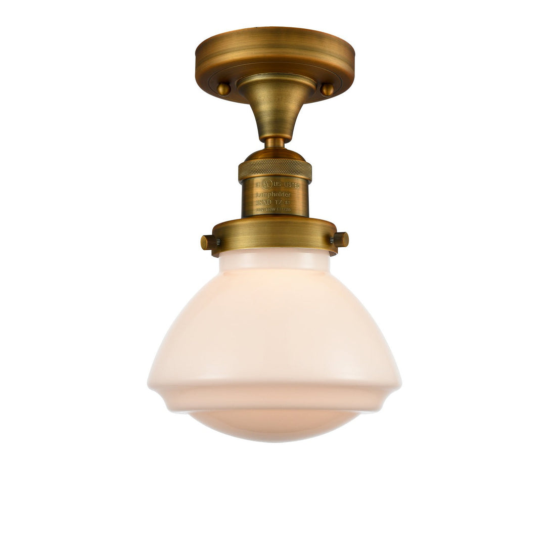 Innovations Franklin Restoration 517-1CH-BB-G321 Ceiling Light - Brushed Brass