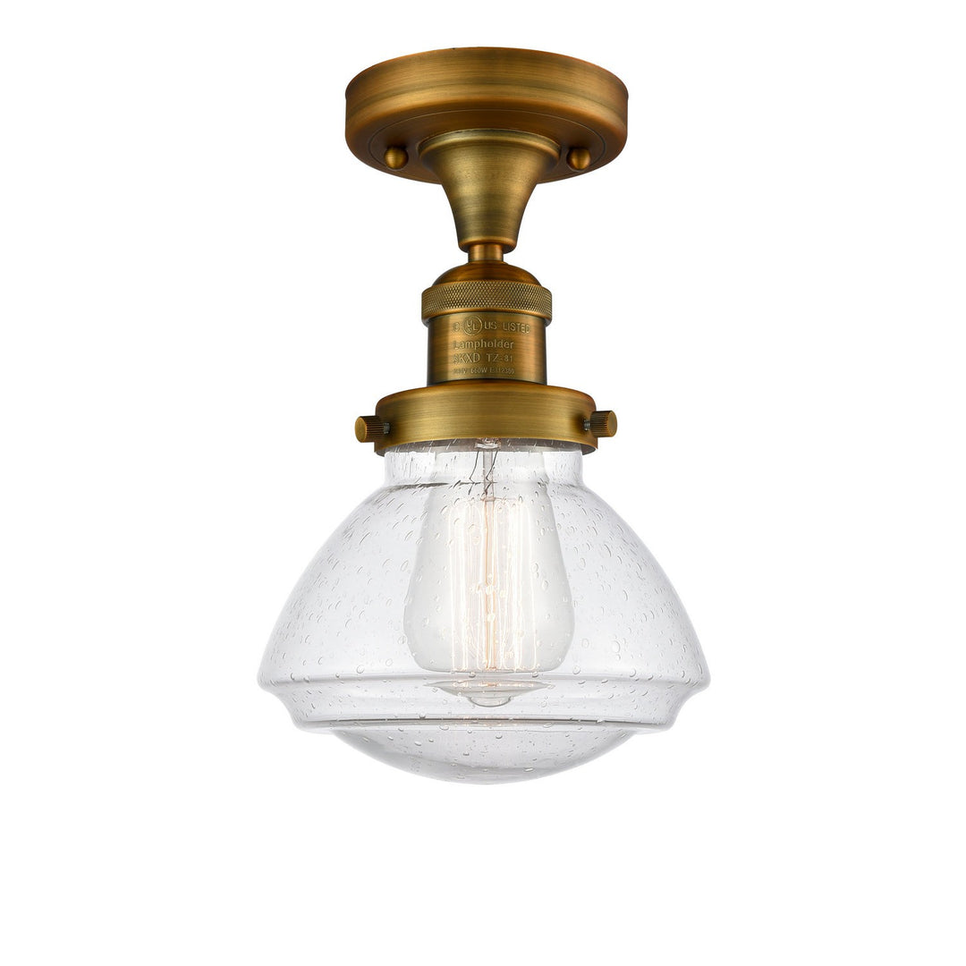 Innovations Franklin Restoration 517-1CH-BB-G324-LED Ceiling Light - Brushed Brass