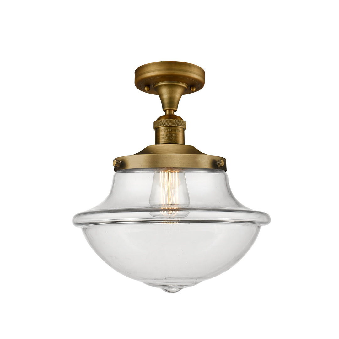 Innovations Franklin Restoration 517-1CH-BB-G542 Ceiling Light - Brushed Brass