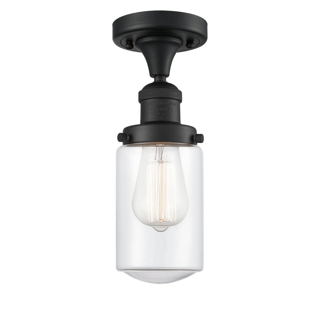 Innovations Franklin Restoration 517-1CH-BK-G312-LED Ceiling Light - Matte Black