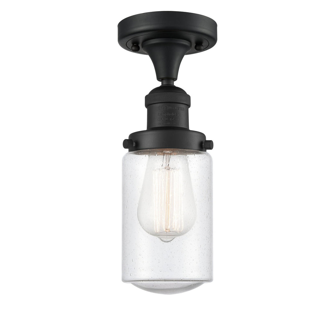 Innovations Franklin Restoration 517-1CH-BK-G314-LED Ceiling Light - Matte Black