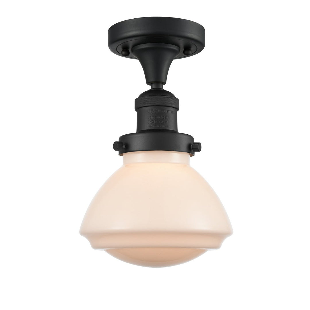 Innovations Franklin Restoration 517-1CH-BK-G321 Ceiling Light - Matte Black
