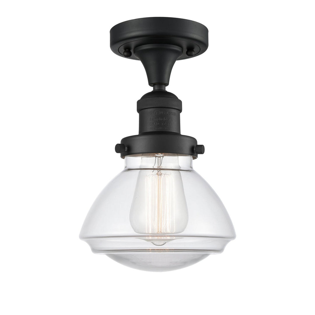Innovations Franklin Restoration 517-1CH-BK-G322 Ceiling Light - Matte Black