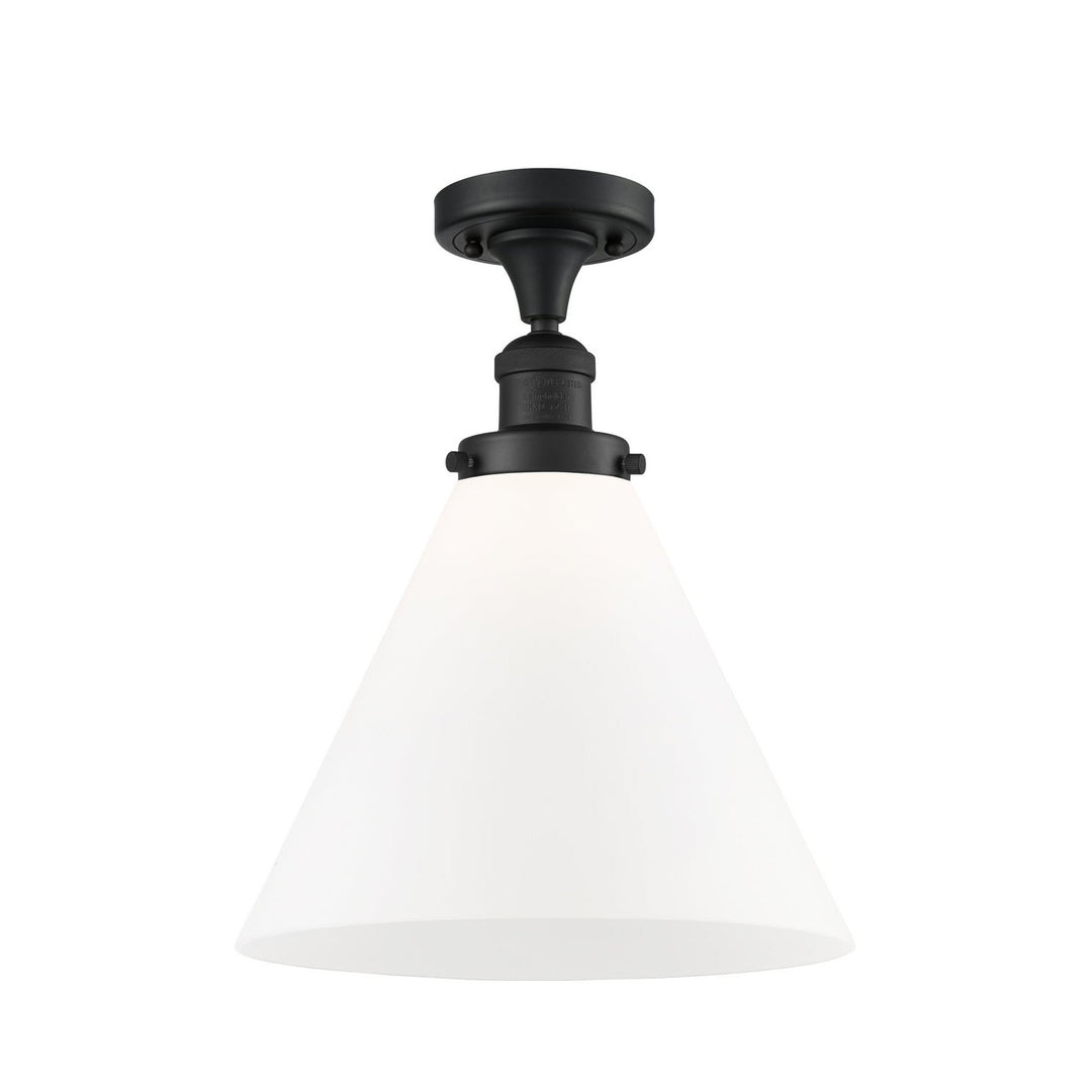 Innovations Franklin Restoration 517-1CH-BK-G41-L-LED Ceiling Light - Matte Black