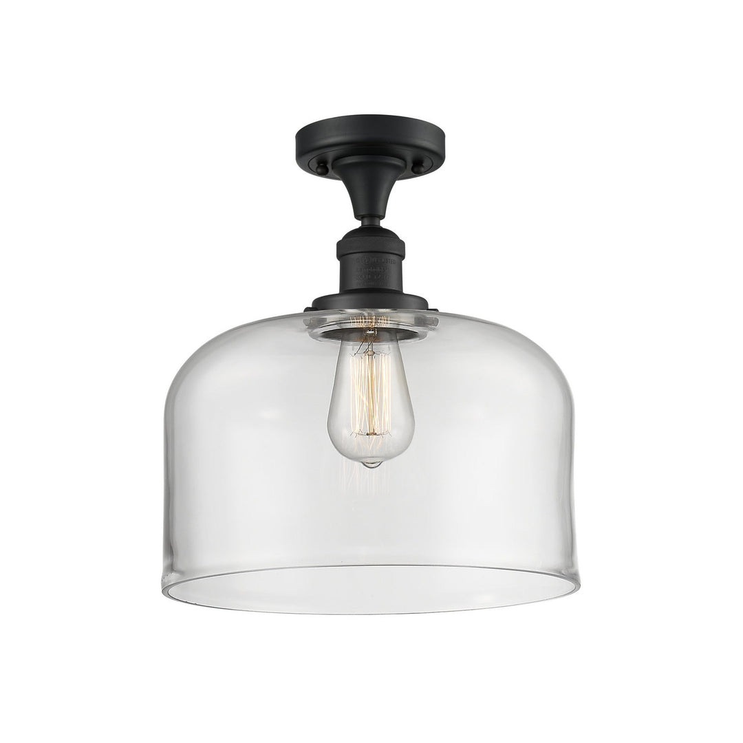 Innovations Franklin Restoration 517-1CH-BK-G72-L Ceiling Light - Matte Black