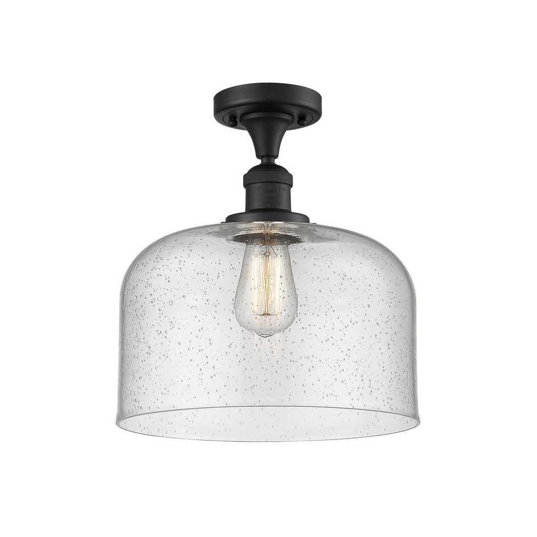 Innovations Franklin Restoration 517-1CH-BK-G74-L-LED Ceiling Light - Matte Black