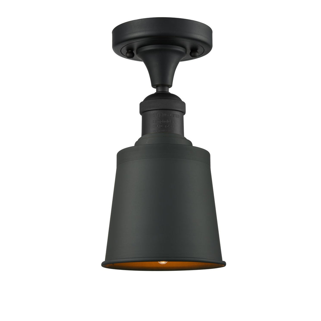 Innovations Franklin Restoration 517-1CH-BK-M9-BK-LED Ceiling Light - Matte Black