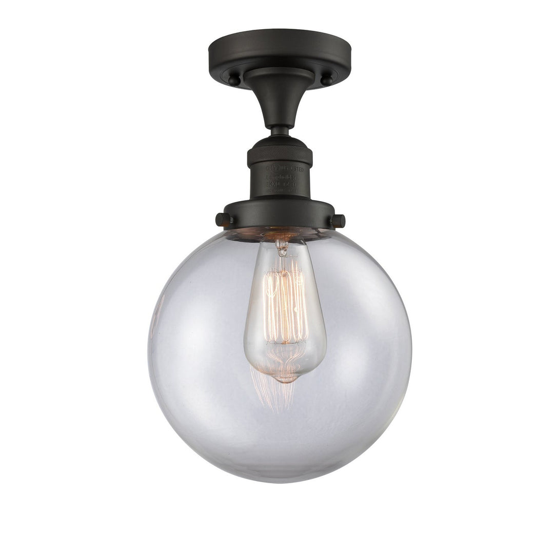 Innovations Franklin Restoration 517-1CH-OB-G202-8 Ceiling Light - Oil Rubbed Bronze